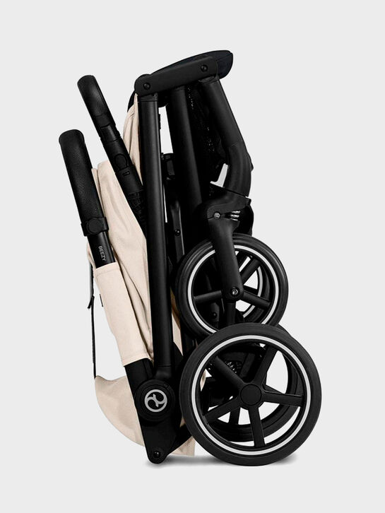 Коляска Beezy Canvas White с дождeвиком и бампером CYBEX | Фото 7