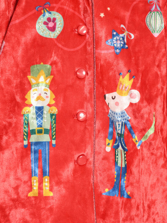 Пижама с принтом &quot;щелкунчик&quot;, красная Eirene | Фото 6