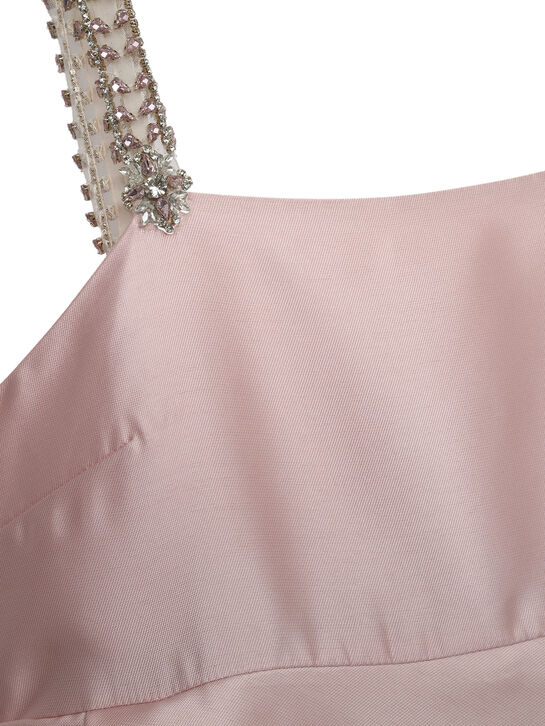 Платье асимметричное, розовое Maison Ava | Фото 4