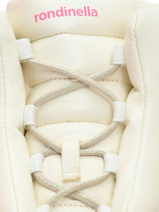 Ботинки с флисовой подкладкой, кремовые Rondinella | Фото 5