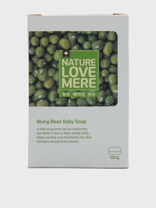 Мыло детское для лица и тела с экстрактом бобов мунг, 100 гр NATURE LOVE MERE | Фото 1