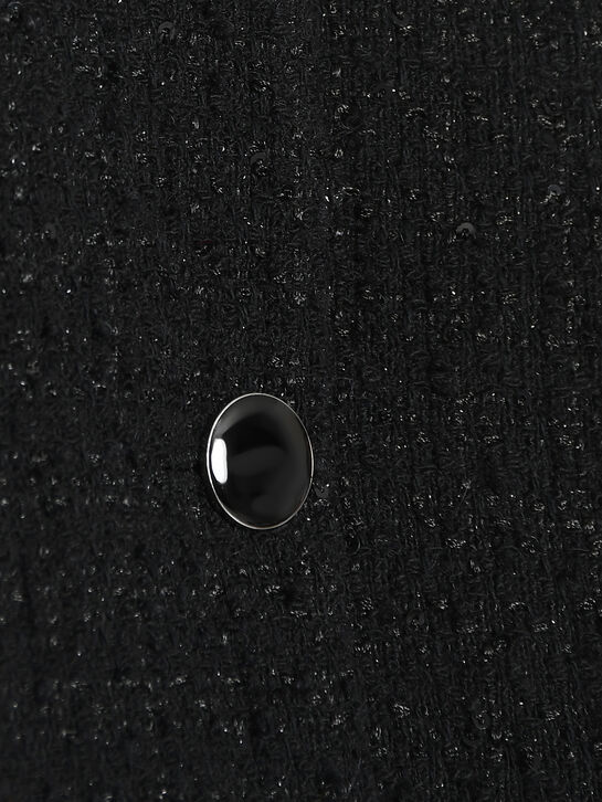 Пиджак с застежой на пуговицы, черный Monnalisa | Фото 3