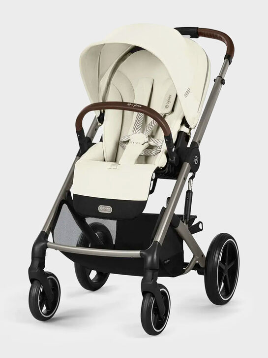 Коляска Balios S Lux TPE Seashell Beige с дождевиком CYBEX | Фото 1