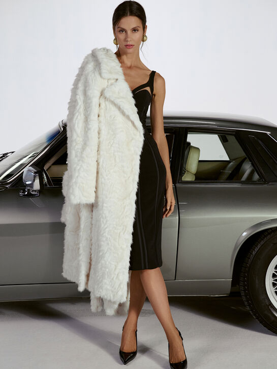 Платье с вырезами, черное Elisabetta Franchi | Фото 2