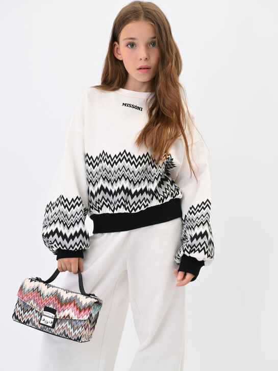 Костюм спортивный на флисе, свитшот+брюки Missoni | Фото 2