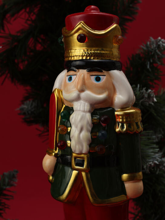 Новогодний сувенир &quot;Щелкунчик&quot;, керамика, 25,5 см Musicboxworld | Фото 4