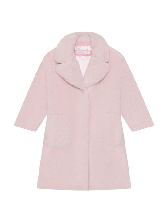 Шуба из эко меха Monnalisa | Фото 1