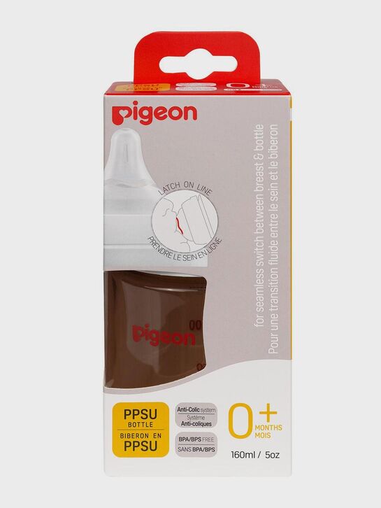 Бутылочка для кормления из премиального пластика, 160 мл. Pigeon | Фото 11