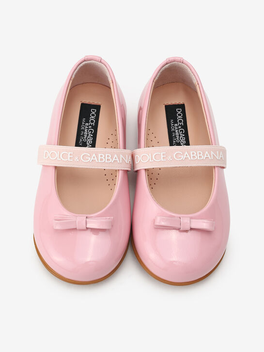 Туфли на резиночке с бантиком Dolce&Gabbana | Фото 4