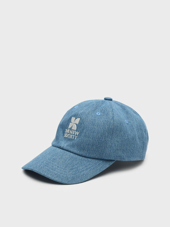 Бейсболка джинсовая, голубая The New Society | Фото 1