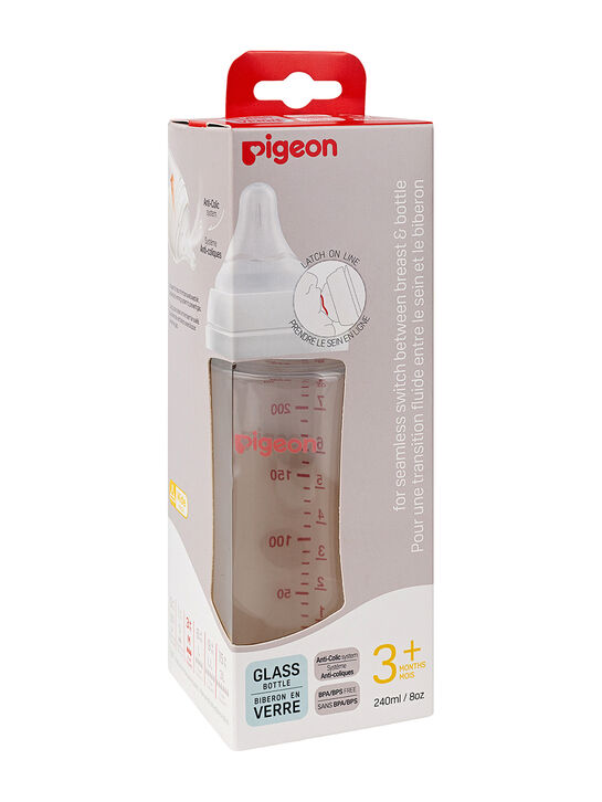 Бутылка Перистальтик Плюс, 240 мл, стекло Pigeon | Фото 3