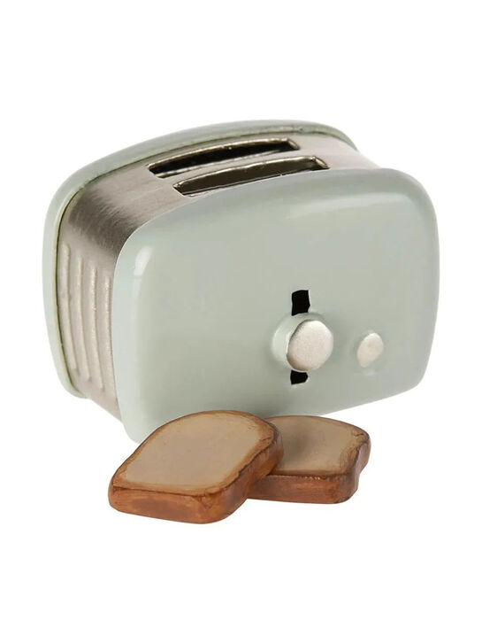 Игрушка тостер в миниатюре, мятный Maileg | Фото 2