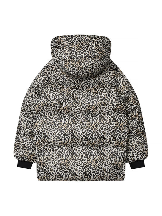 Куртка-пуховик с леопардовым принтом Freedomday | Фото 2