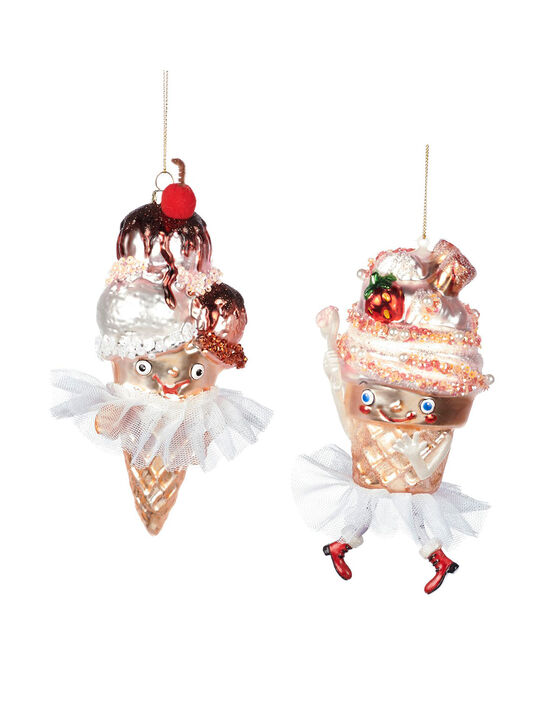 Елочные подвески Мороженое в образе балерин, 16,5 см Goodwill | Фото 1