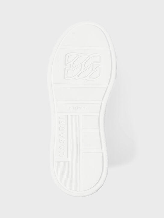 Кеды плетеные, белые Casadei | Фото 5