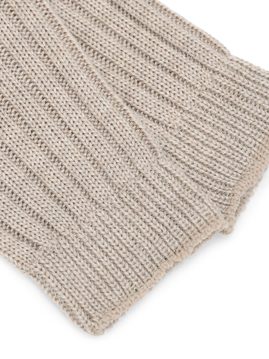 Носки из шерсти и кашемира, бежевые Story Loris | Фото 2