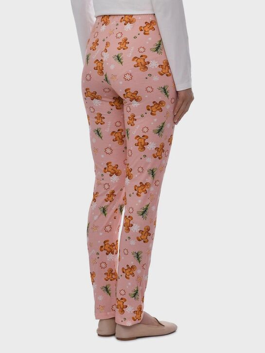 Пижама с принтом &quot;имбирный пряник&quot; Eirene | Фото 8