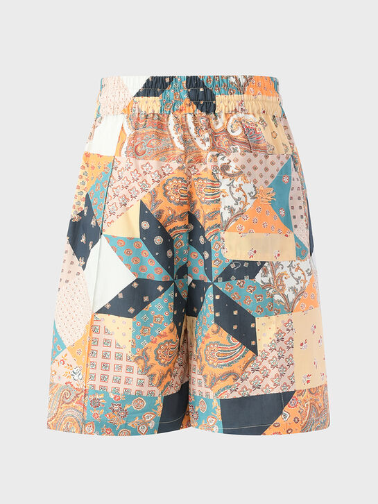 Бермуды с принтом в стиле петчворк Etro | Фото 2