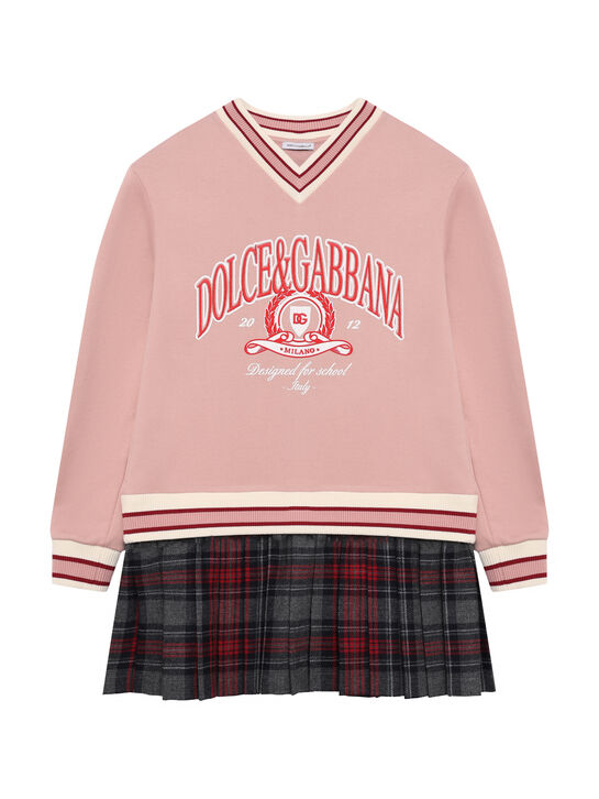 Платье с юбкой в клетку Dolce&Gabbana | Фото 1