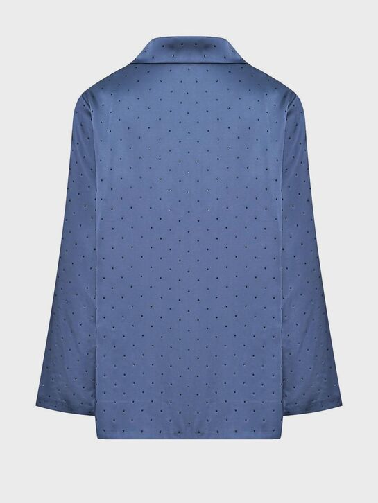 Комплект: жакет+брюки с мелкими стразами Flashin | Фото 17