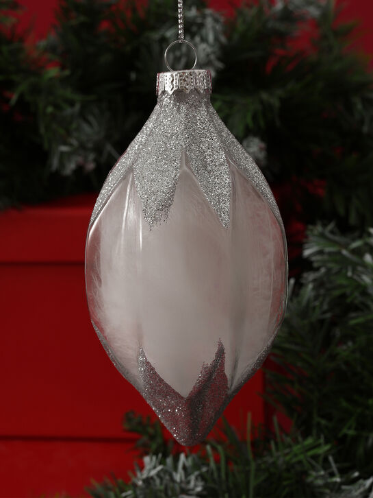 Елочные подвески Шары с серебристыми блестками, 8 см Goodwill | Фото 7