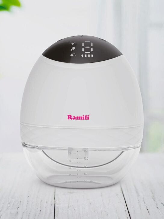 Бионический электрический молокоотсос SE500 с бутылочкой 240 мл Ramili | Фото 4