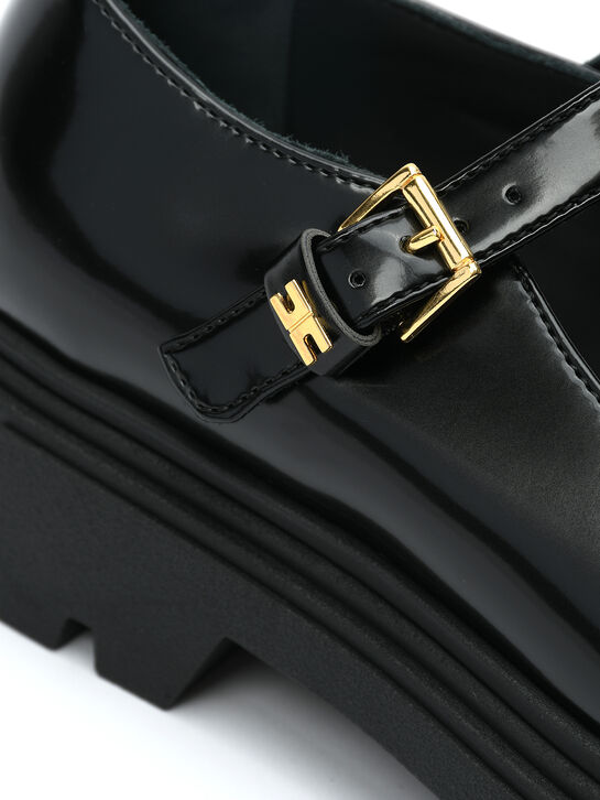 Туфли лаковые черные Elisabetta Franchi | Фото 6