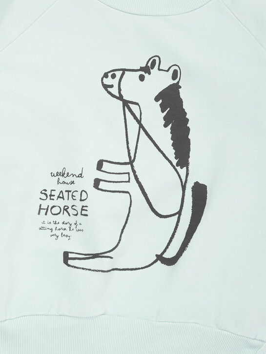 Свитшот, принт лошадь Weekend house kids | Фото 4
