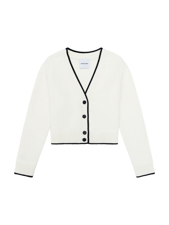 Кардиган с контрастным кантом KengLabel | Фото 2