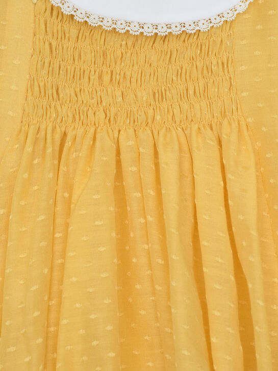 Песочник из батиста, желтый Born to Bloom | Фото 3