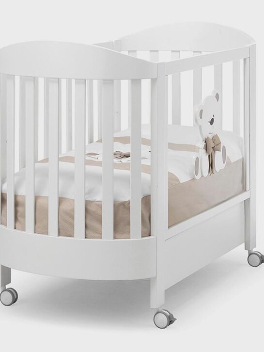 Кровать Tato Ovale белый/песочный Erbesi | Фото 1