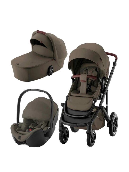 Коляска 3в1 SMILE 5Z LUX с автомобильным креслом BABY-SAFE PRO Urban Olive Britax Roemer | Фото 1