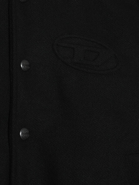 Куртка-бомбер, черная Diesel | Фото 3