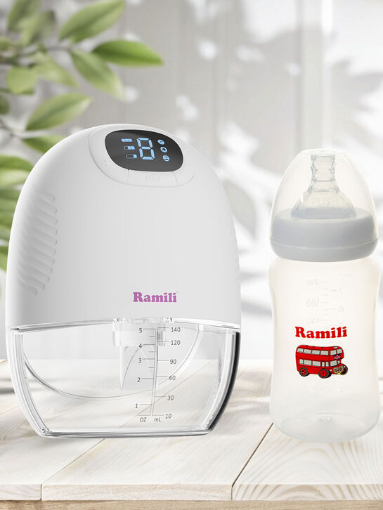 Четырехфазный бионический молокоотсос Ramili SE300 с бутылочкой 240ML (SE300240ML)  | Фото 5