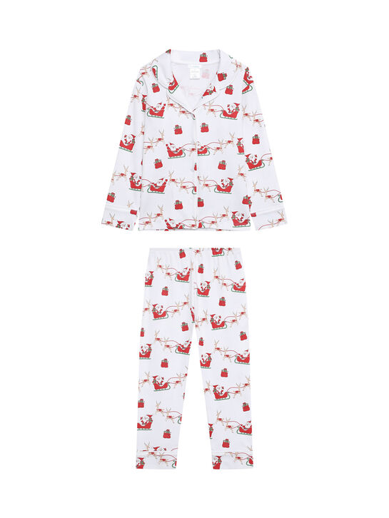 Пижама, принт санта на оленях Lyda Baby | Фото 1