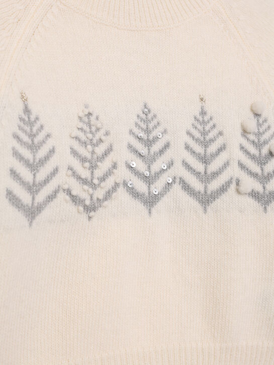 Джемпер с декором &quot;елки&quot; IL Gufo | Фото 3