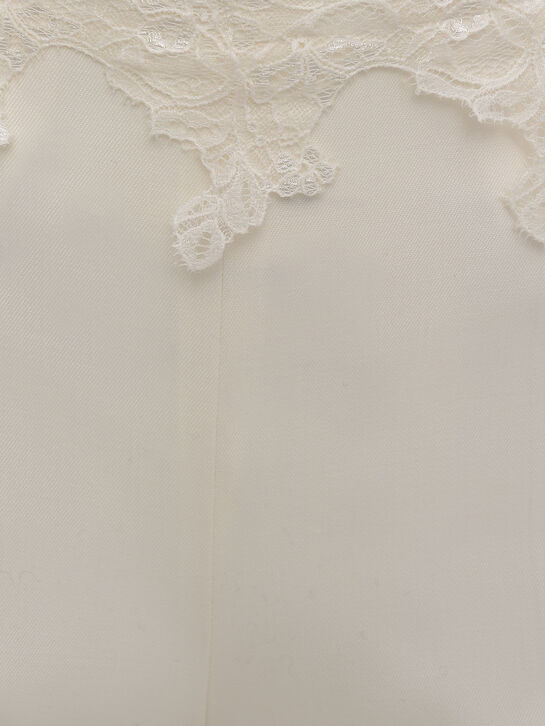 Брюки с кружевным поясом Blumarine | Фото 8