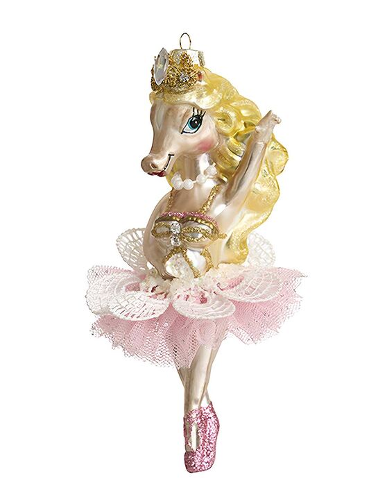 Подвеска Лошадь-балерина Иола (стекло) 7х4,5х14,5 см Holiday Classics | Фото 1