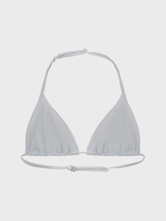 Купальник со стразами, серебристый Saint Barth | Фото 3