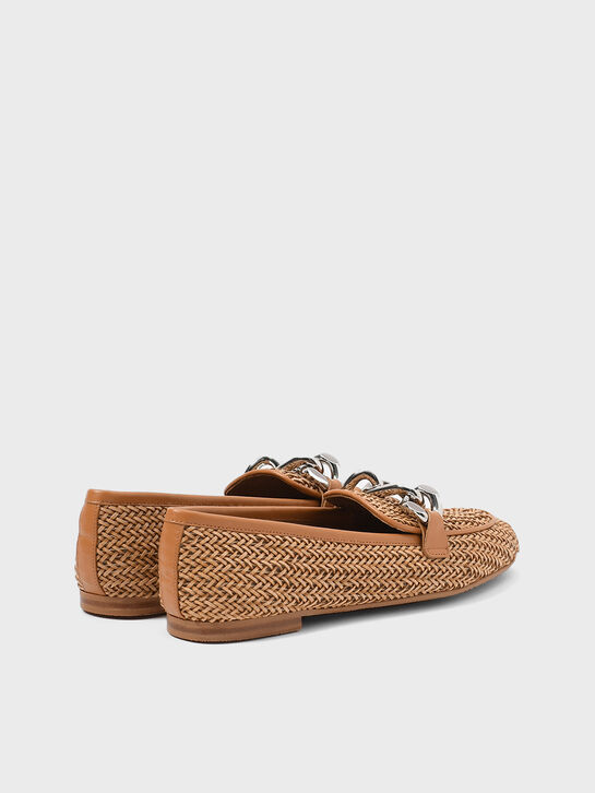 Лоферы плетеные Casadei | Фото 3