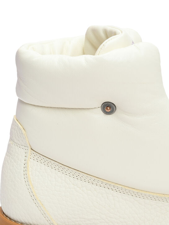 Ботинки с флисовой подкладкой, кремовые Rondinella | Фото 6