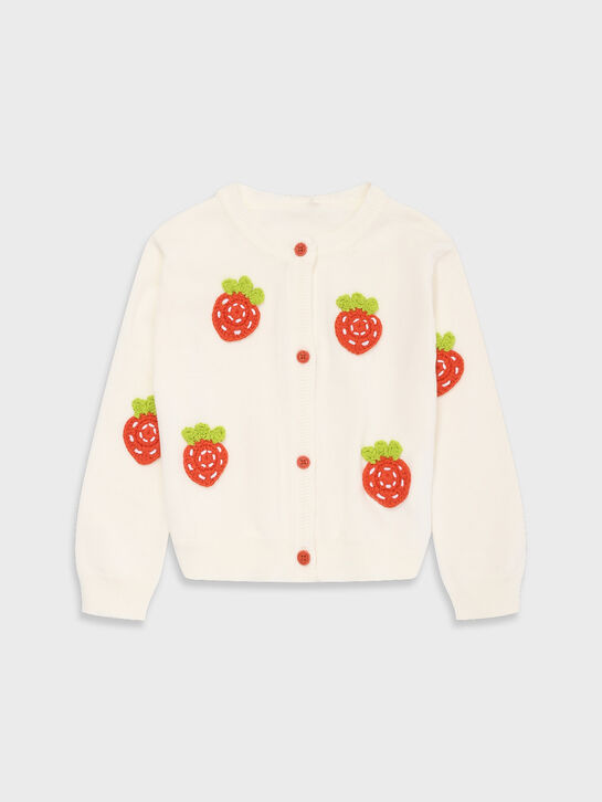Кардиган с вышивкой &quot;клубника&quot; Stella McCartney | Фото 1