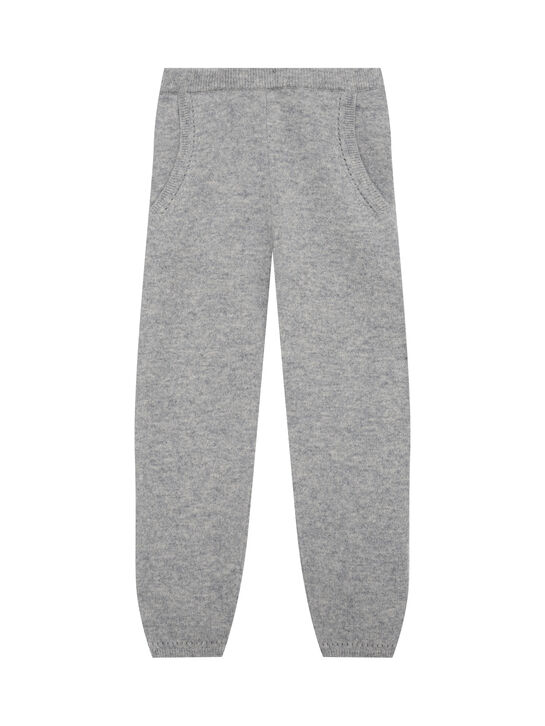 Брюки из кашемира, серые Oscar et Valentine | Фото 1