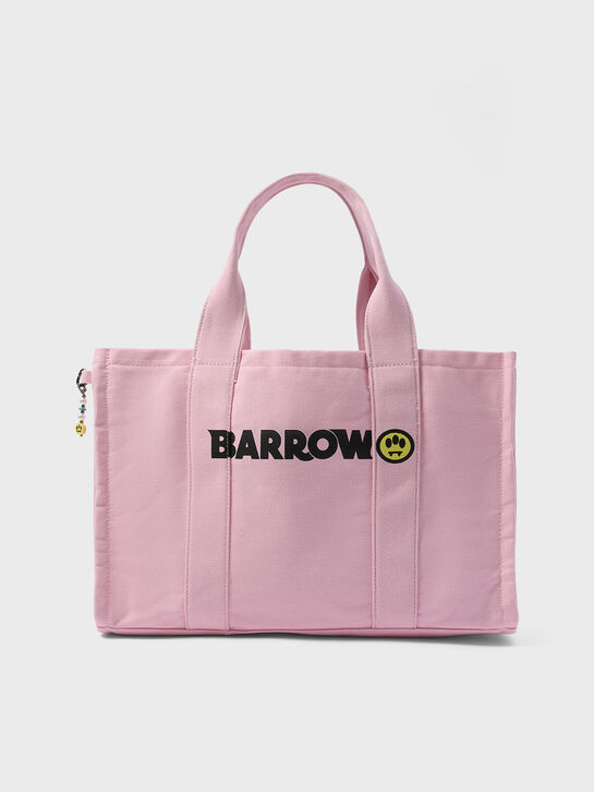Сумка пляжная с логотипом, розовая Barrow | Фото 1