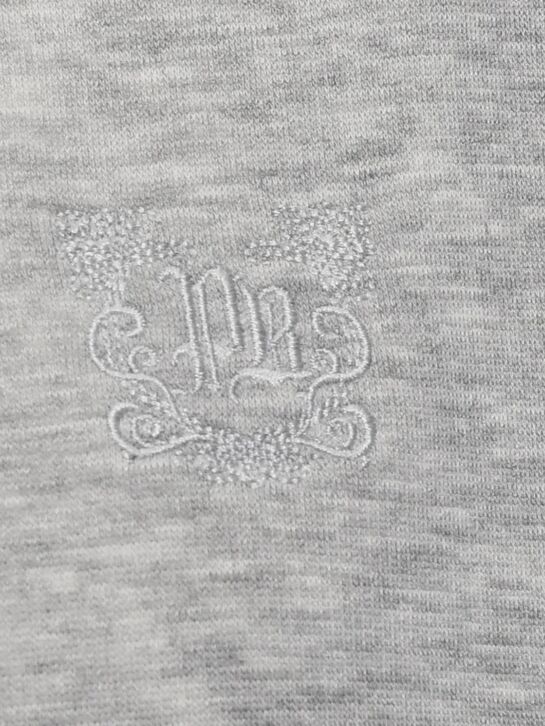 Толстовка-худи с застежкой на молнию, серая Pietro Brunelli | Фото 7