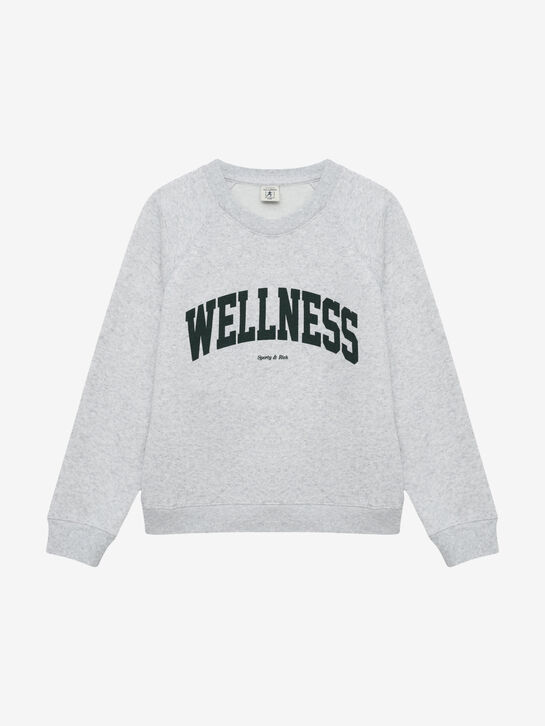 Свтишот с надписью &quot;Wellness&quot; Sporty&Rich | Фото 1