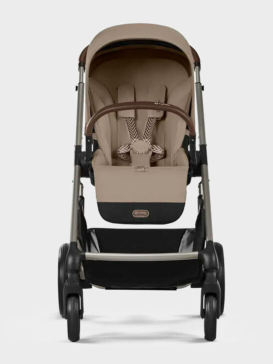 Коляска Balios S Lux TPE Almond Beige с дождевиком CYBEX | Фото 2