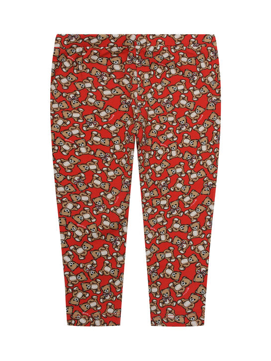 Леггинсы, сплошной принт мишки Moschino | Фото 2