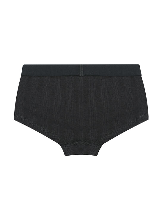 Трусы-шортики в полоску, черные Sanetta | Фото 2