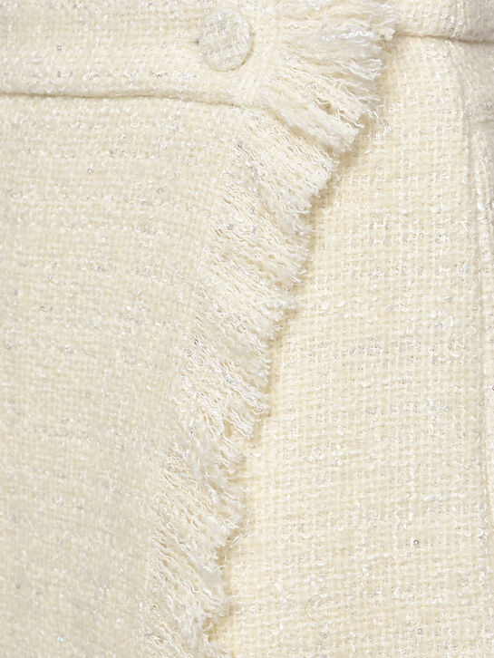 Юбка-шорты твидовые MSGM | Фото 6